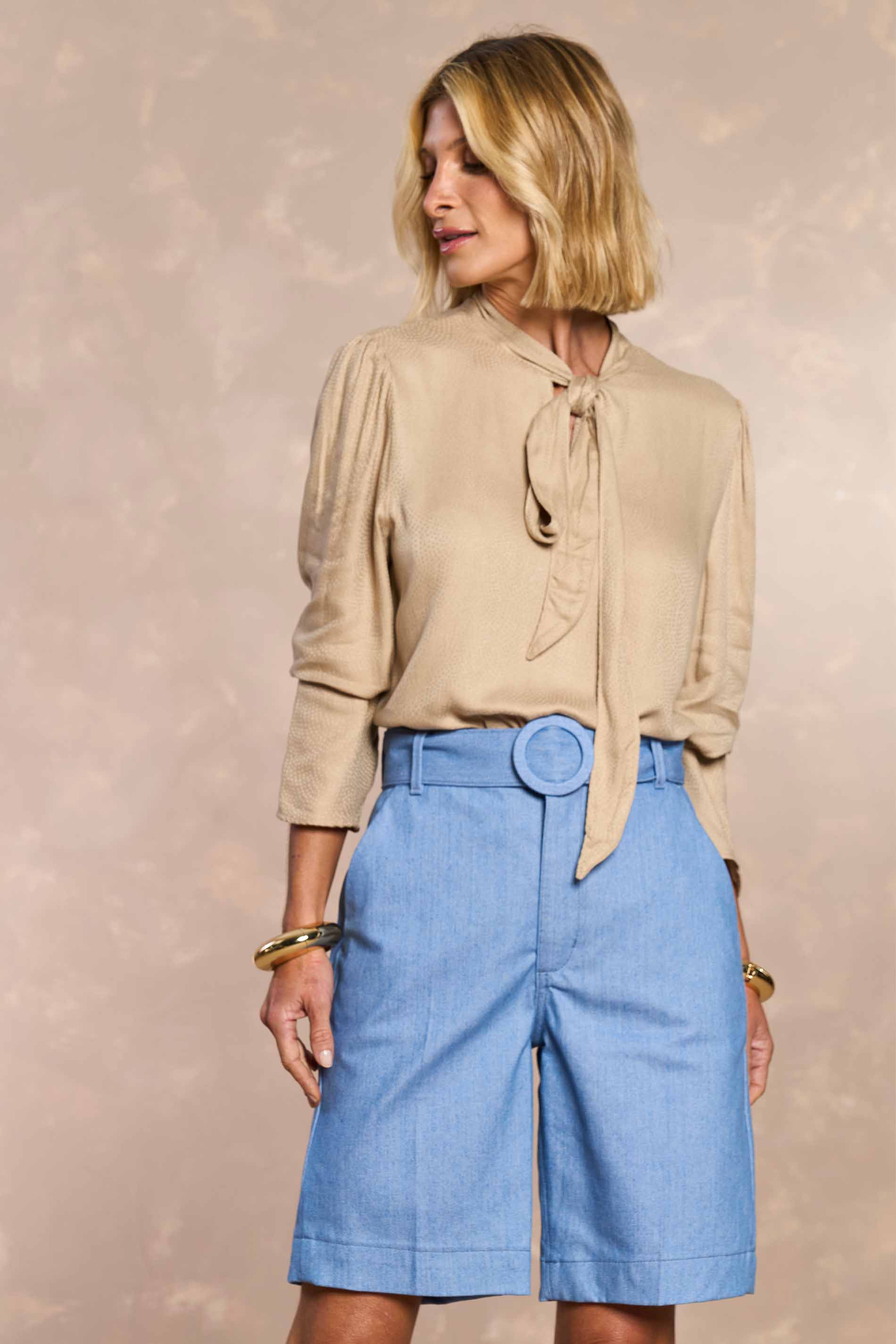 Blusa Ethnic Blur em Poá