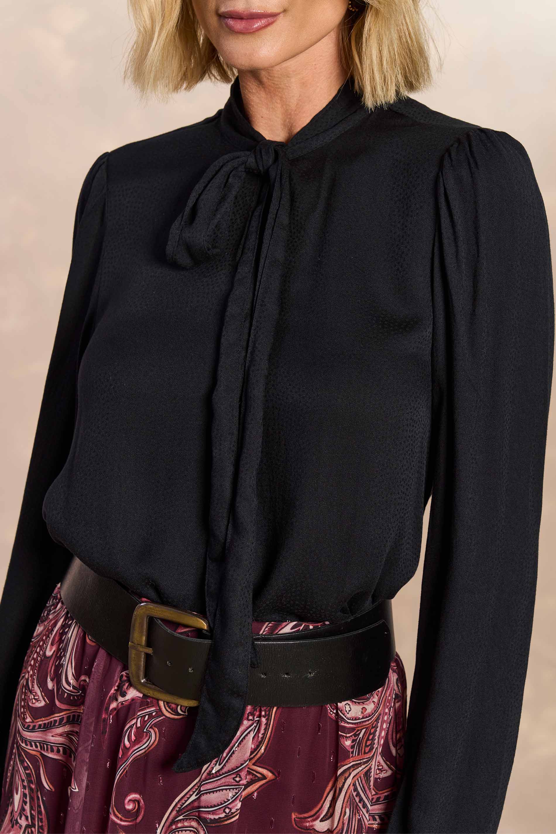 Blusa Ethnic Blur em Poá