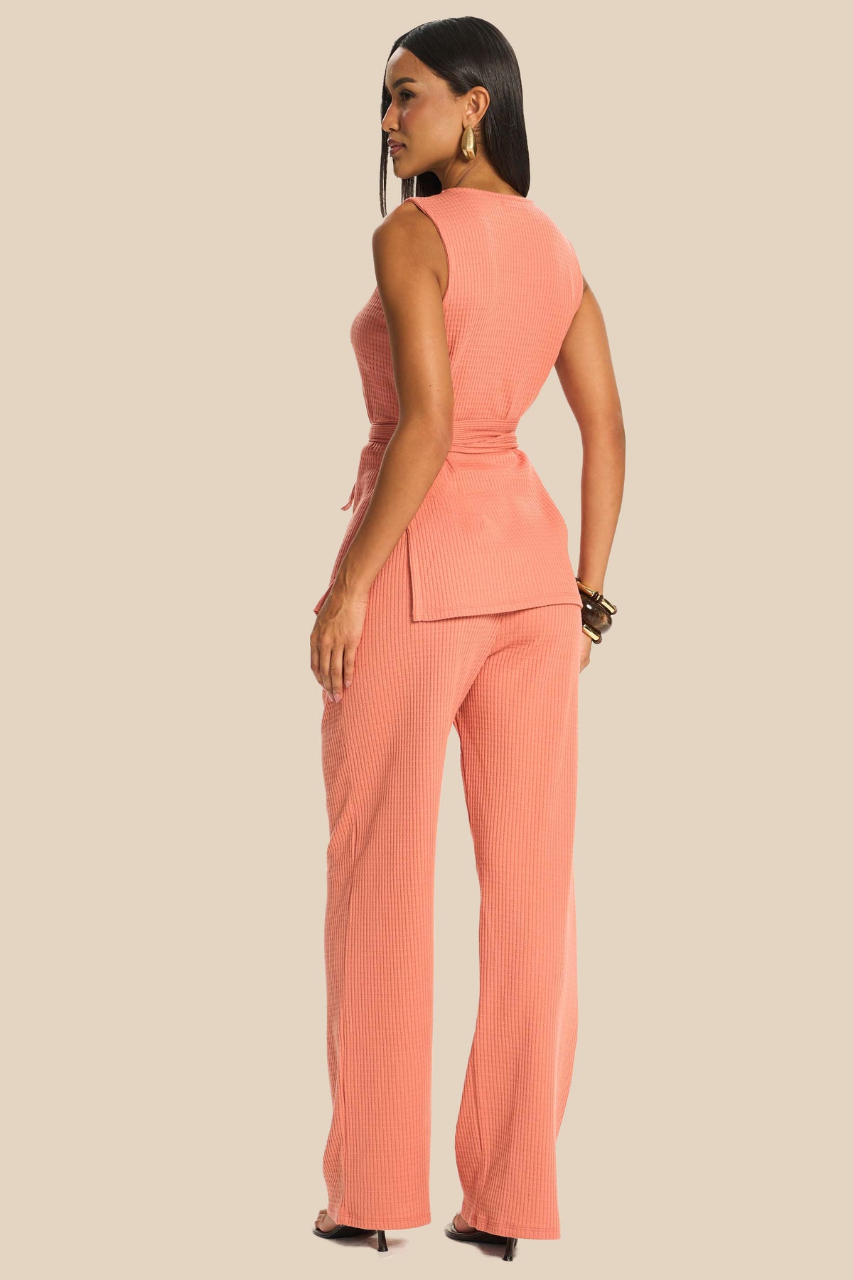 Blusa Feminina Reta Sem Manga com Faixa Miragem - Doce Trama