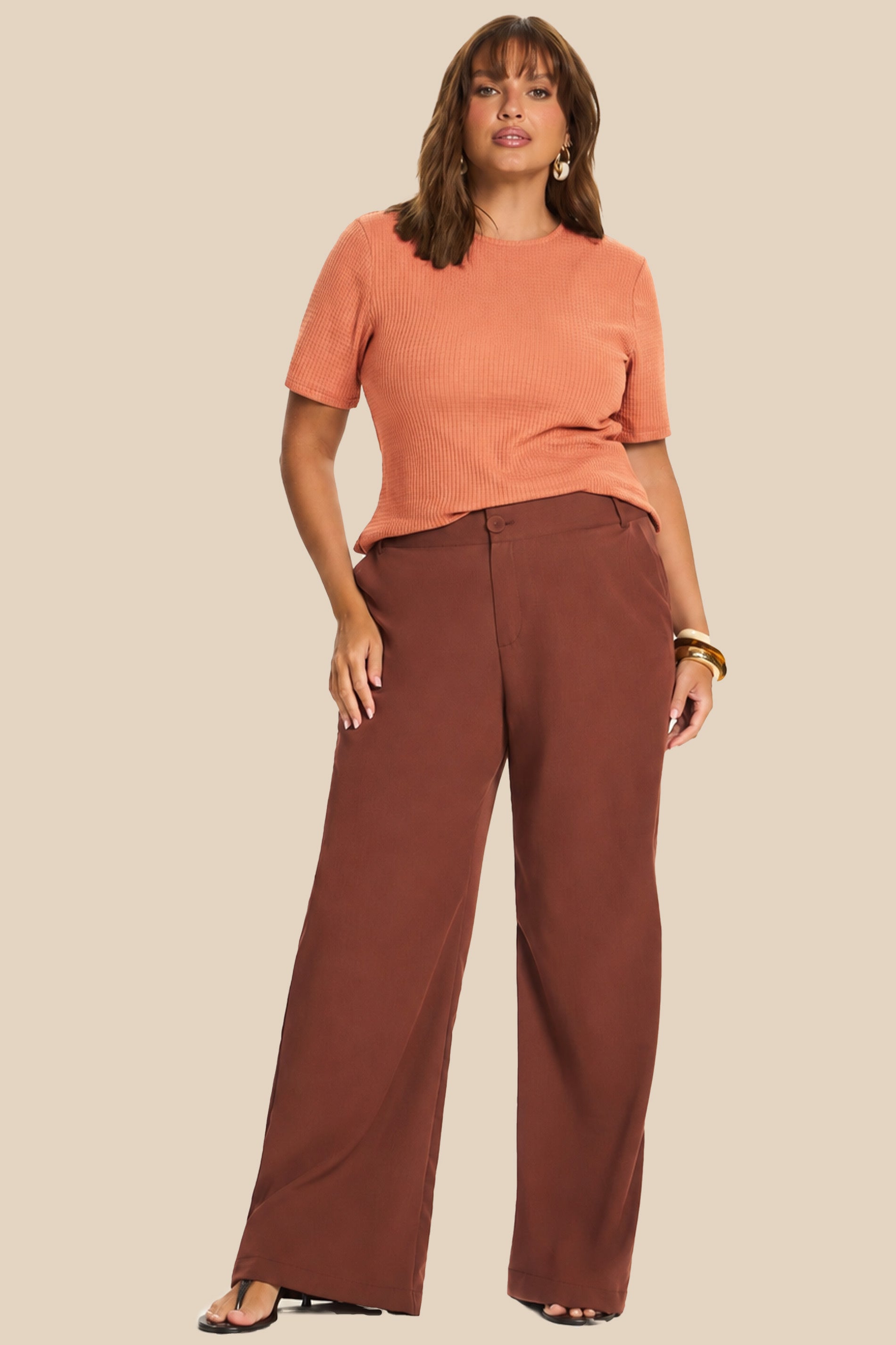 Blusa Feminina Manga Curta Canelada Miragem - Doce Trama