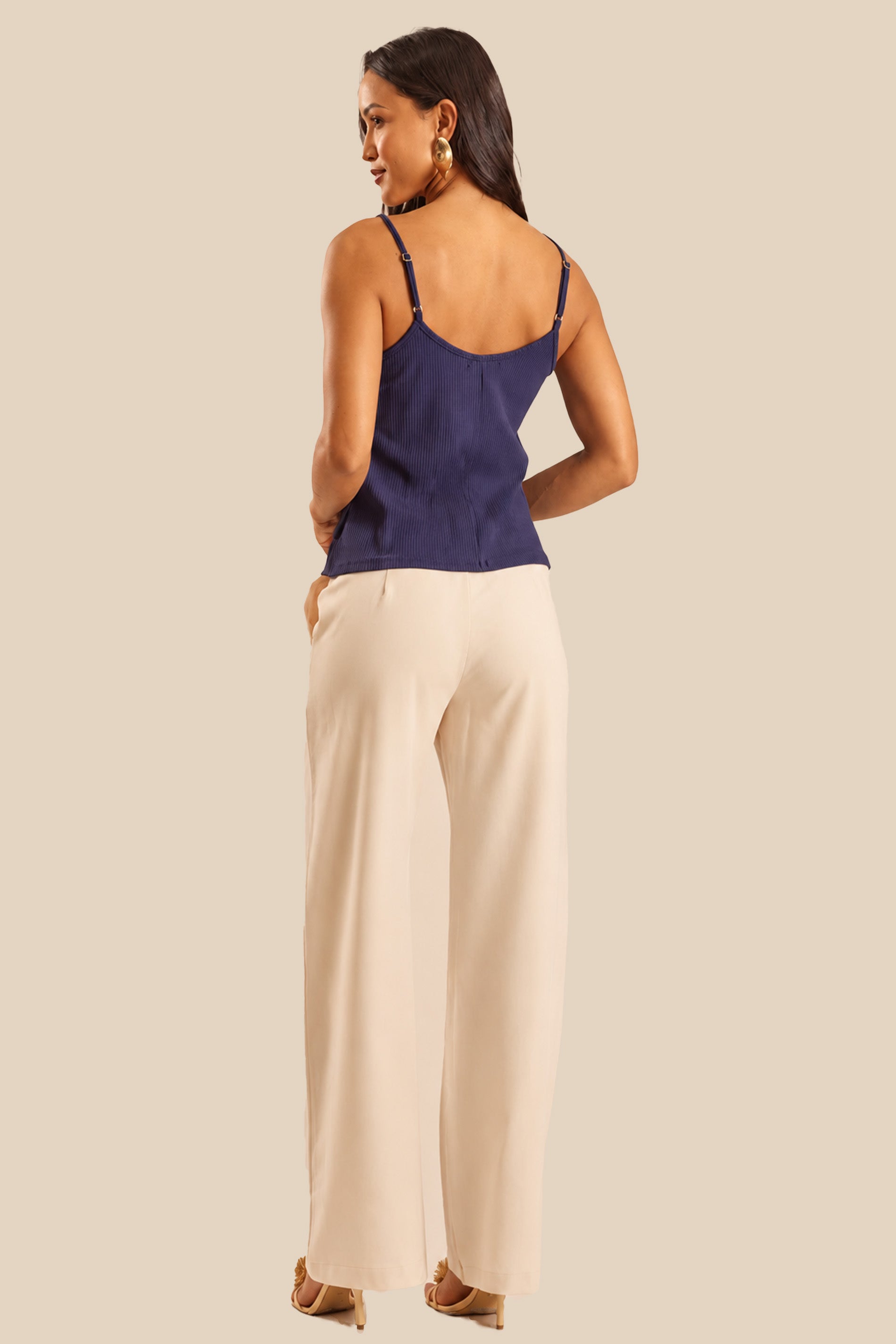 Blusa de Alças Reguláveis Estampada Miragem - Doce Trama