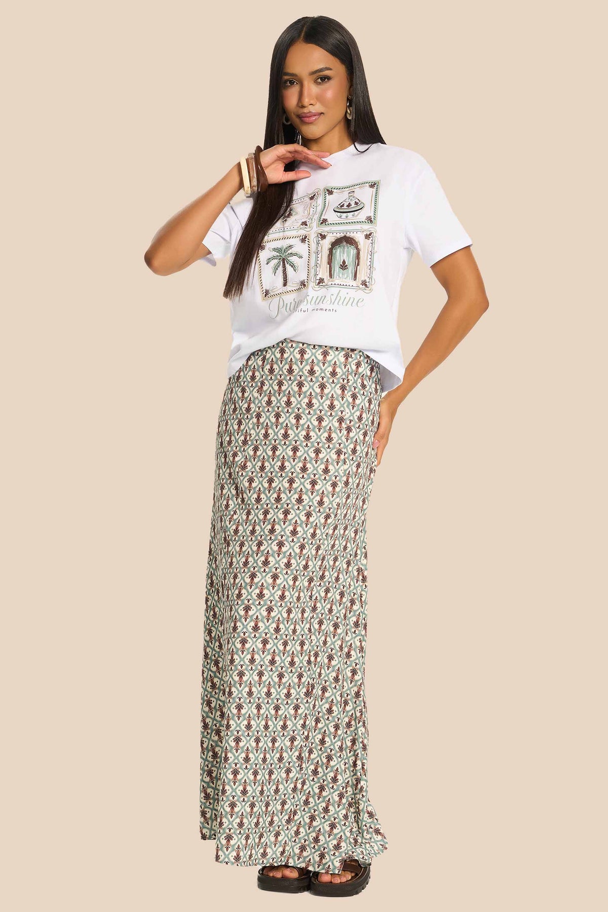 T-shirt Feminina Oversized Algodão Miragem - Doce Trama