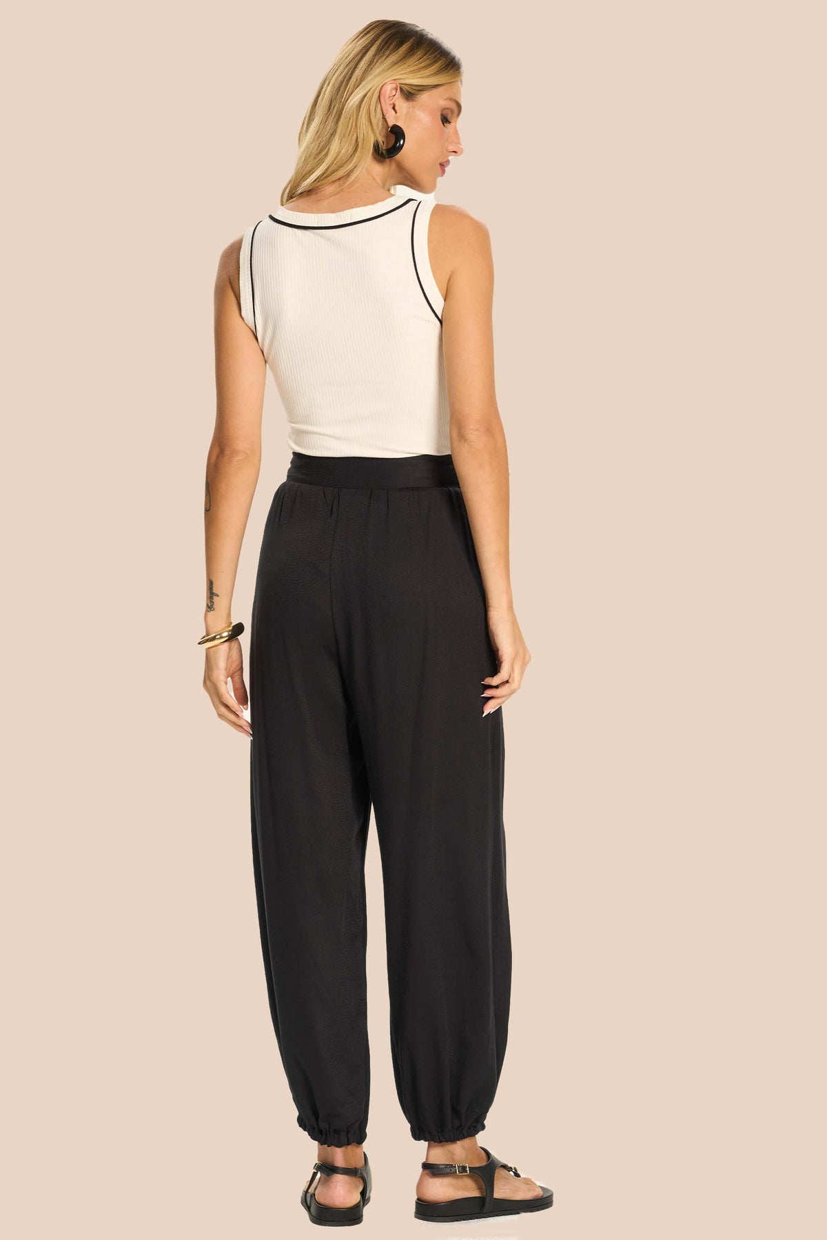 Blusa Feminina Regata Canelada Miragem - Doce Trama