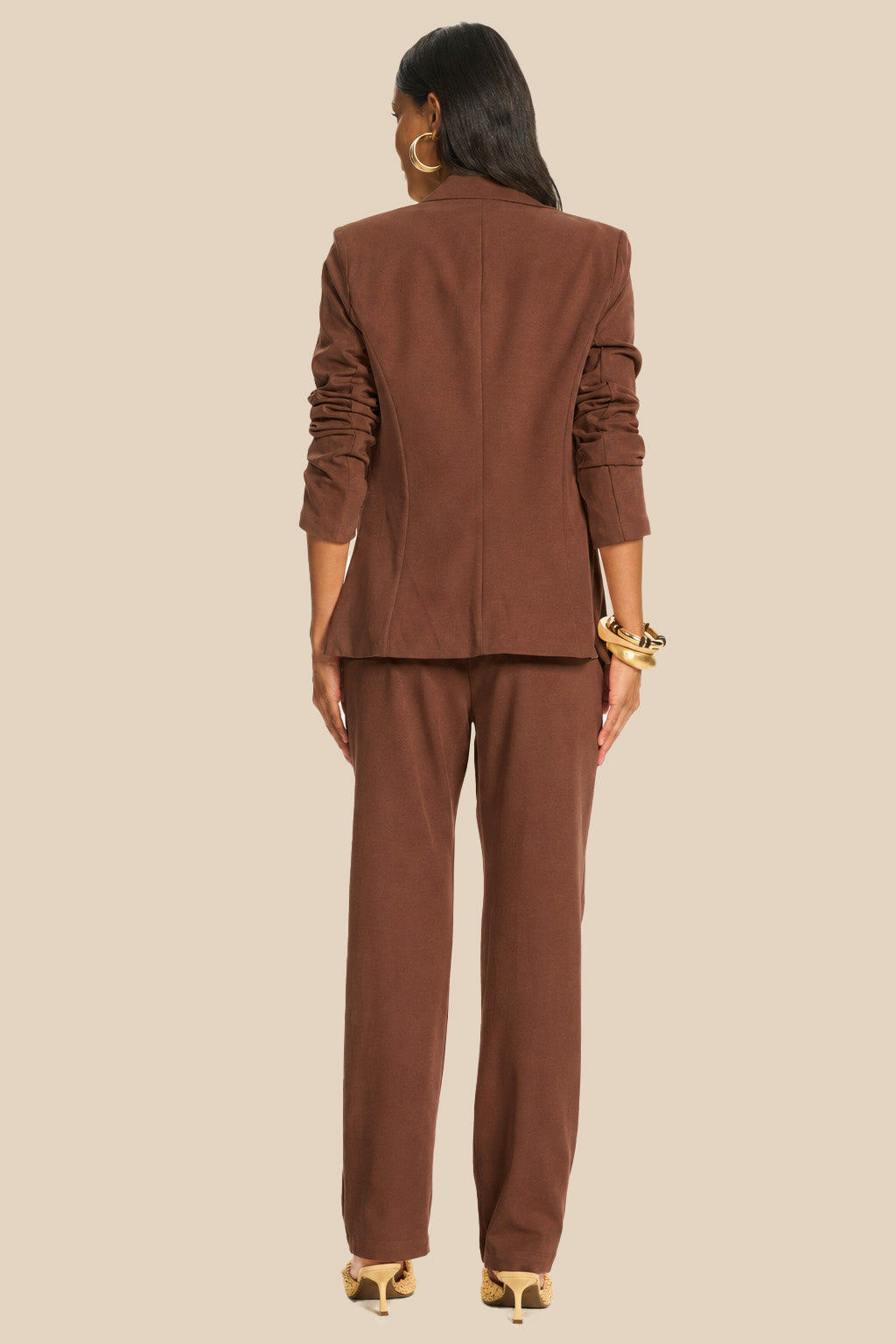 Blazer de Alfaiataria em Sarja Miragem - Doce Trama