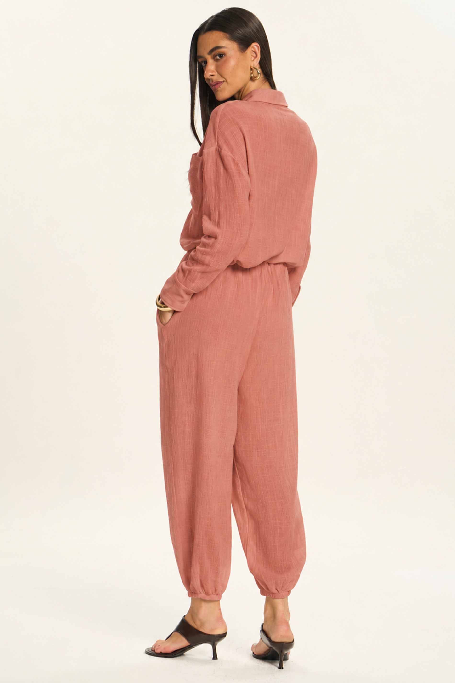 Camisa Oversized em Algodão Texturizado Miragem - Doce Trama