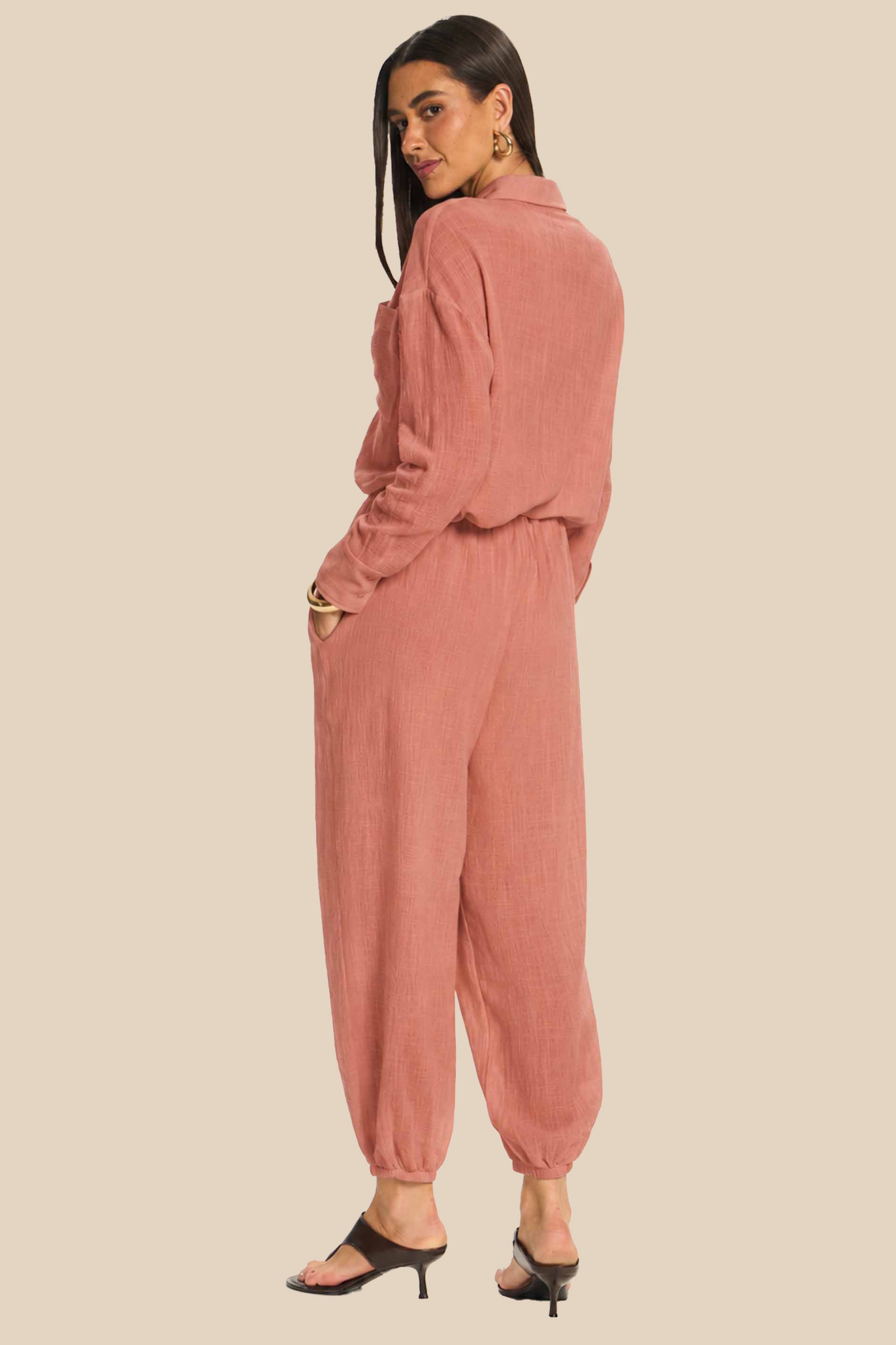 Camisa Oversized em Algodão Texturizado Miragem - Doce Trama
