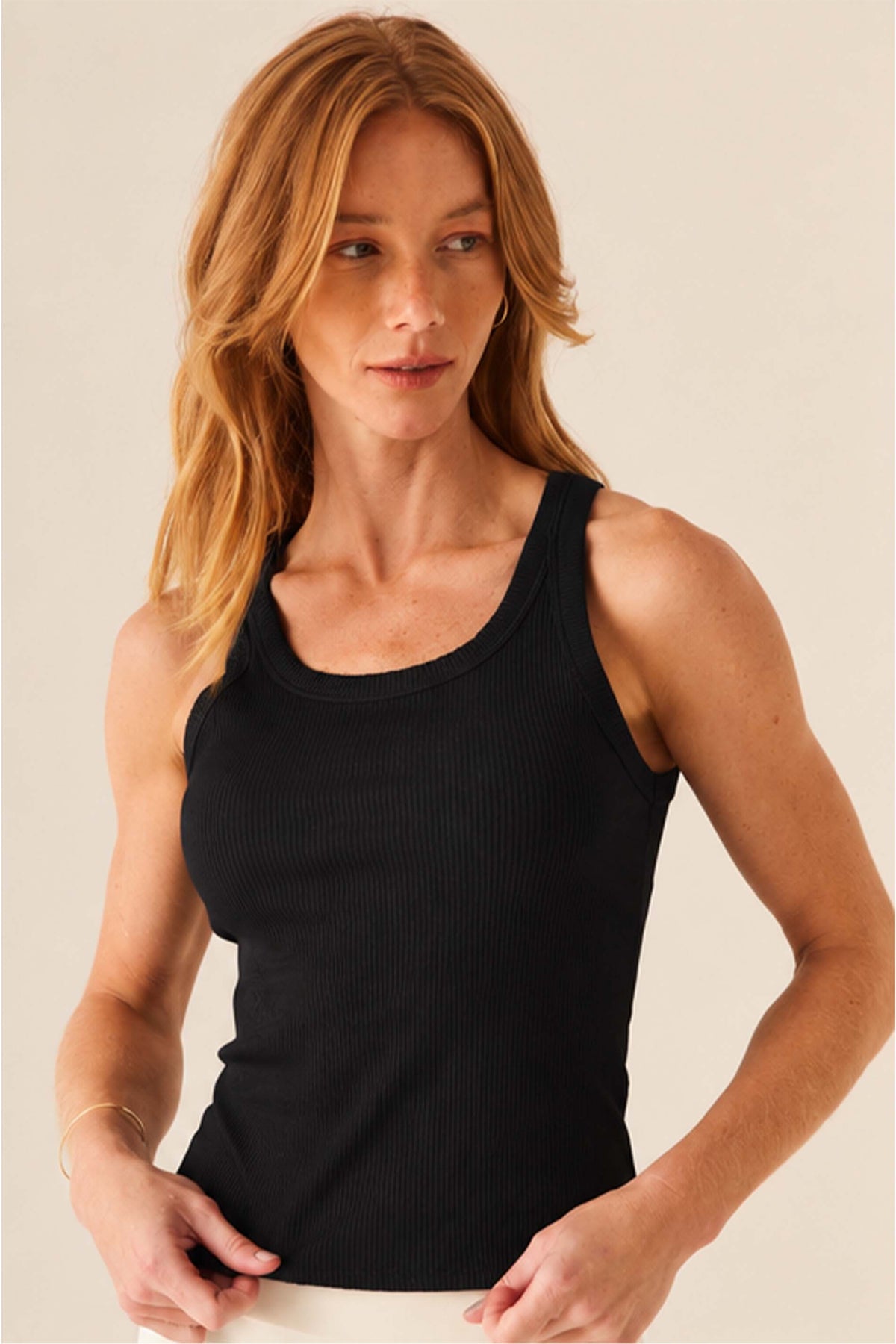 Blusa Feminina Regata Decote Nadador Flow - Doce Trama