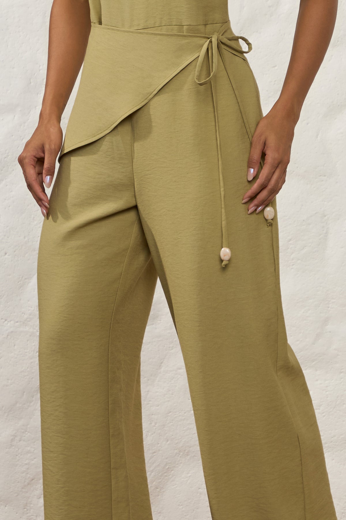 Macacão Pantalona com Lenço Resort - Doce Trama