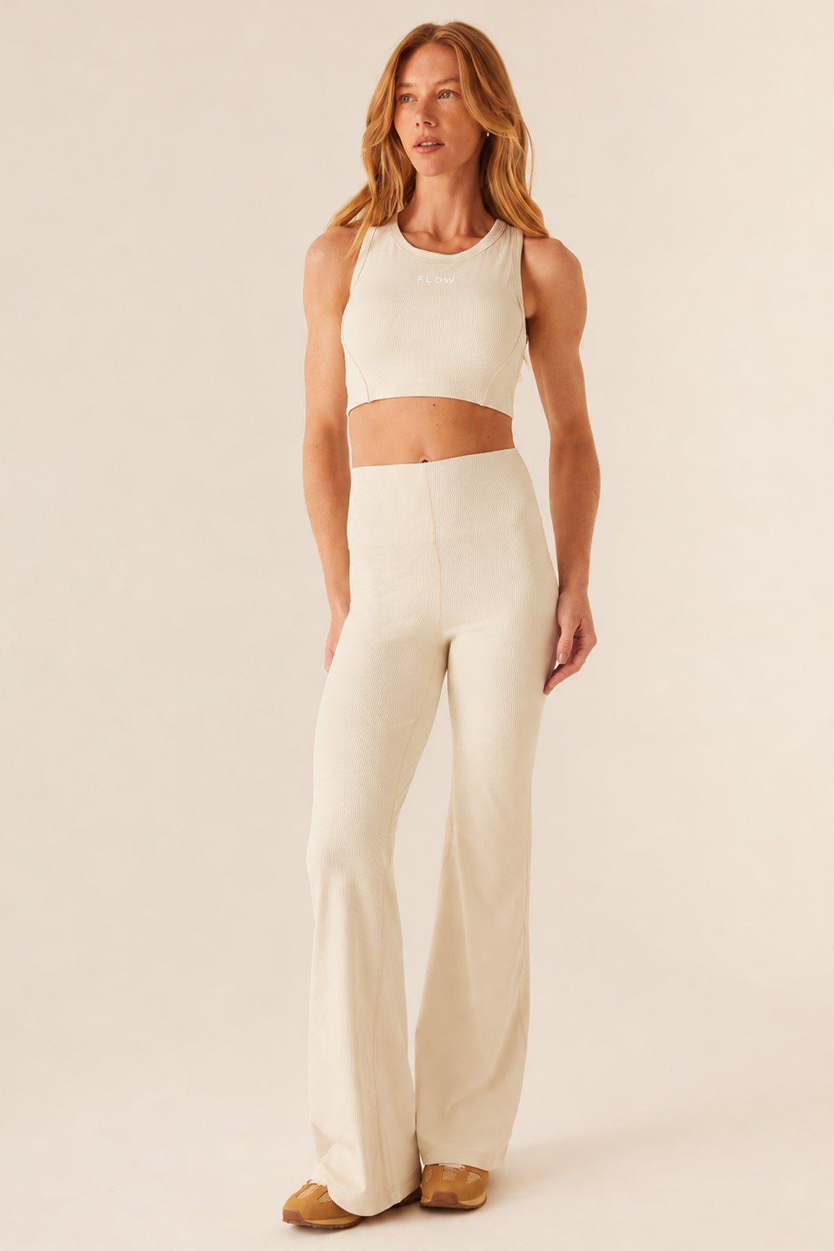 Top Cropped Regata Ribana Canelada Flow - Doce Trama