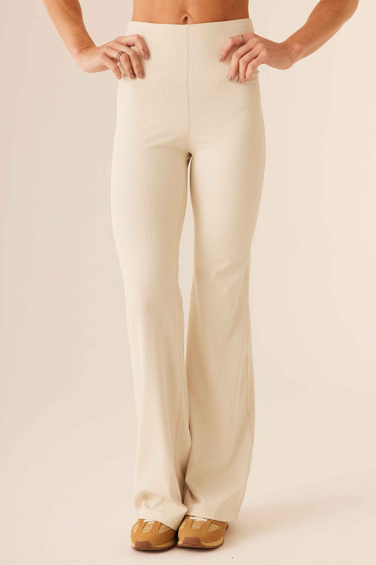 Calça Pantalona Ribana Cintura Alta Flow - Doce Trama