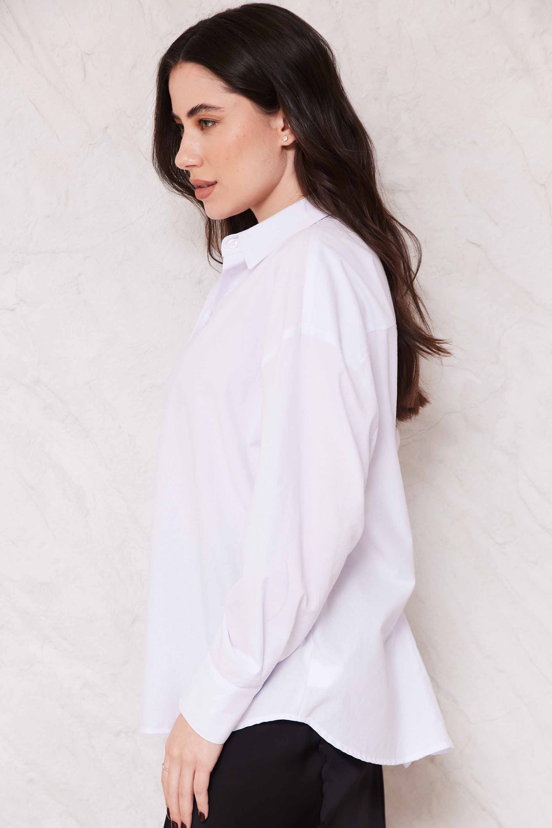 Camisa Oversized em Tricoline Sunset  - Doce Trama