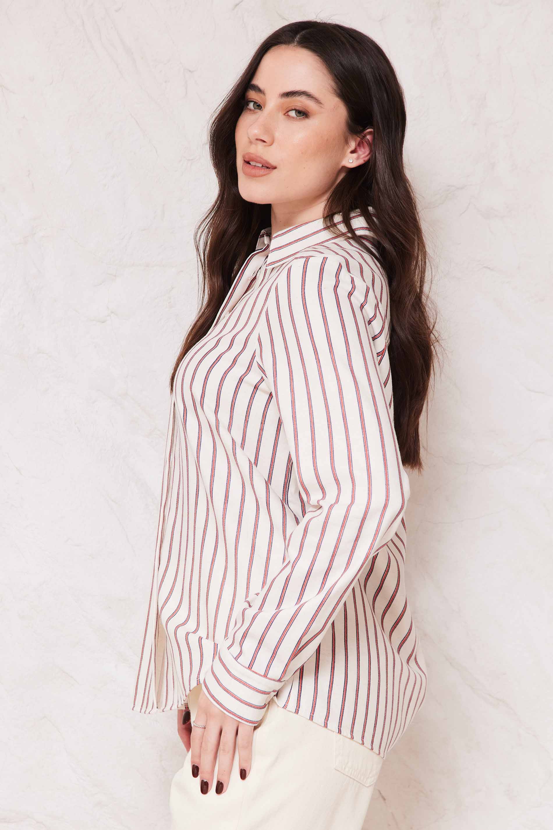 Camisa Feminina Manga Longa em Linho Sunset - Doce Trama
