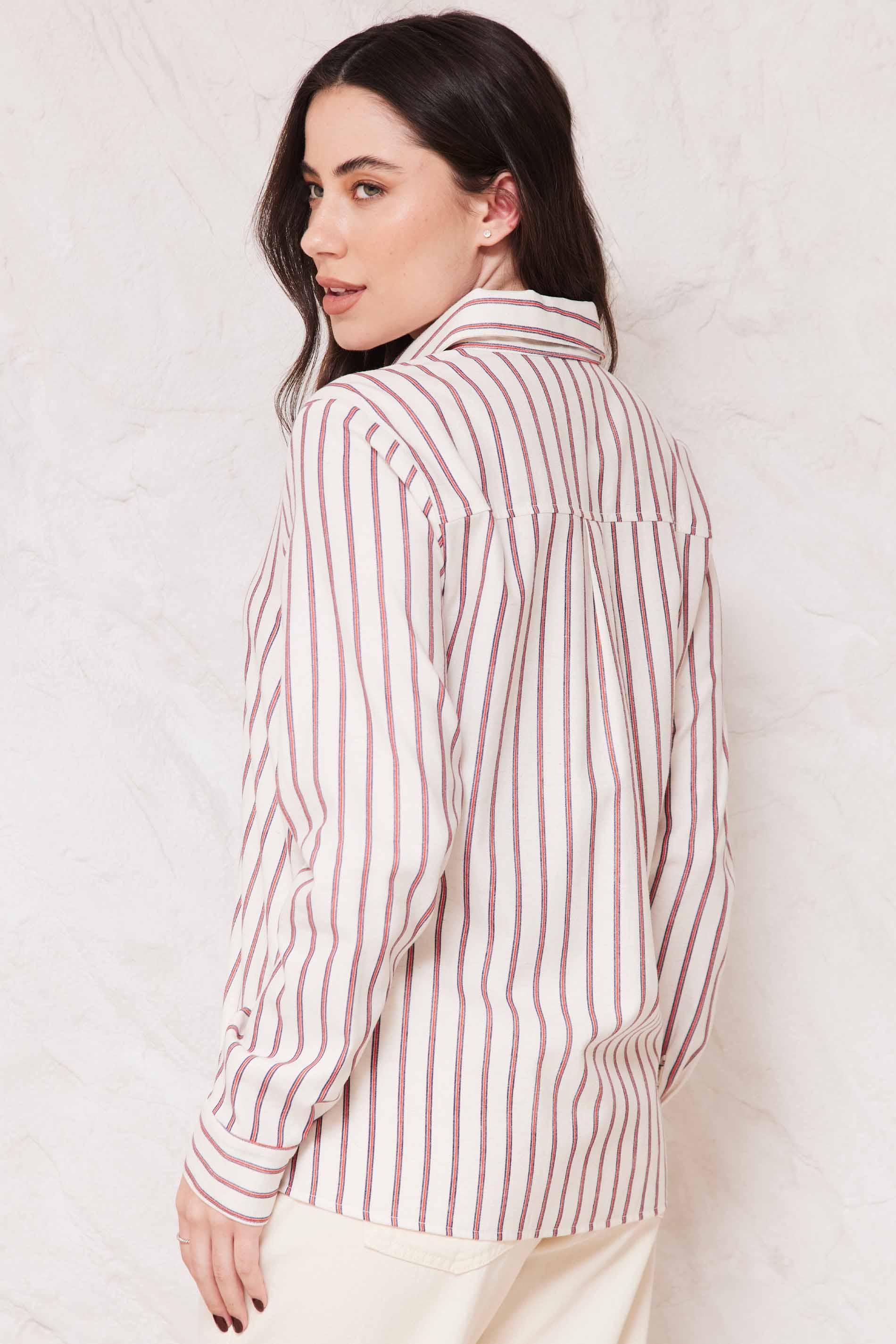 Camisa Feminina Manga Longa em Linho Sunset - Doce Trama
