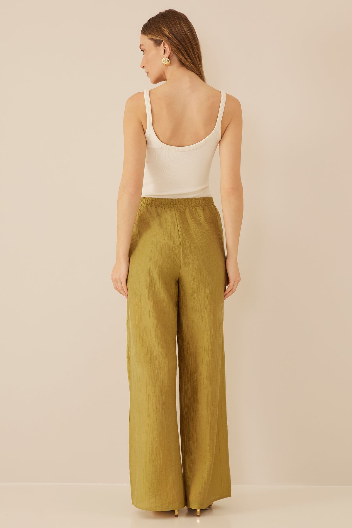 Blusa de Alça Justa Ribana Canelada Resort  - Doce Trama