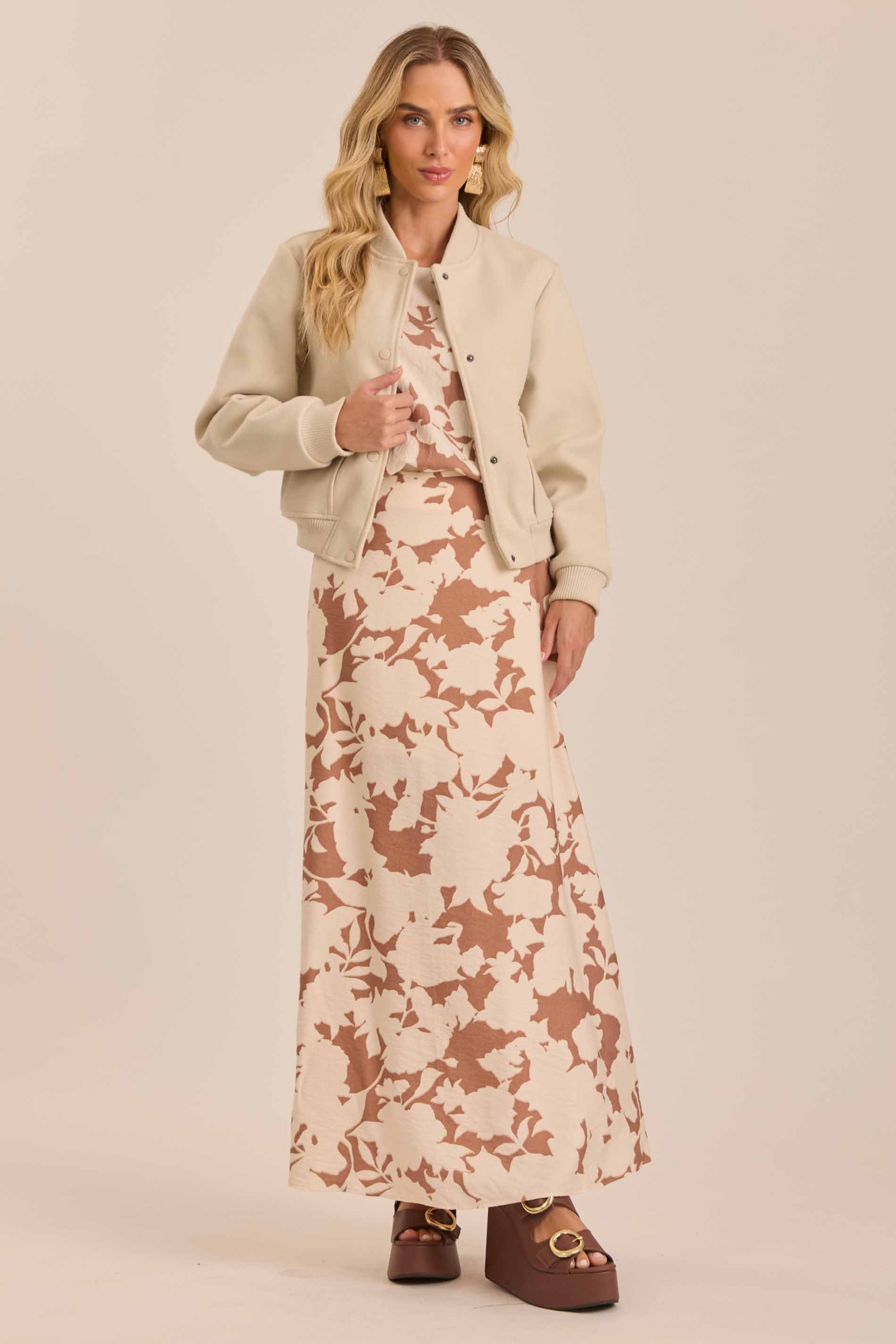 Jaqueta Bomber Jardim Decor