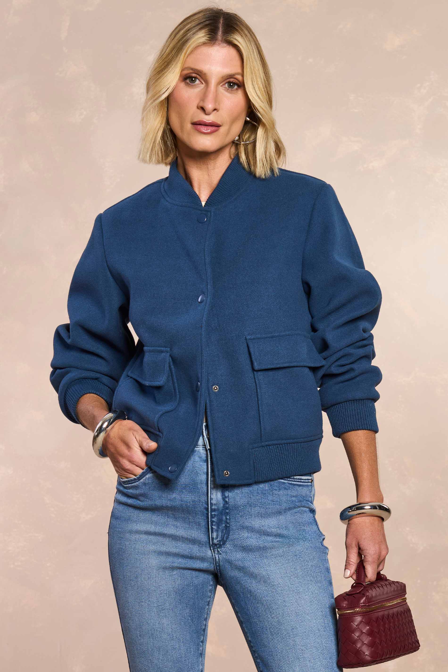 Jaqueta Bomber Jardim Decor