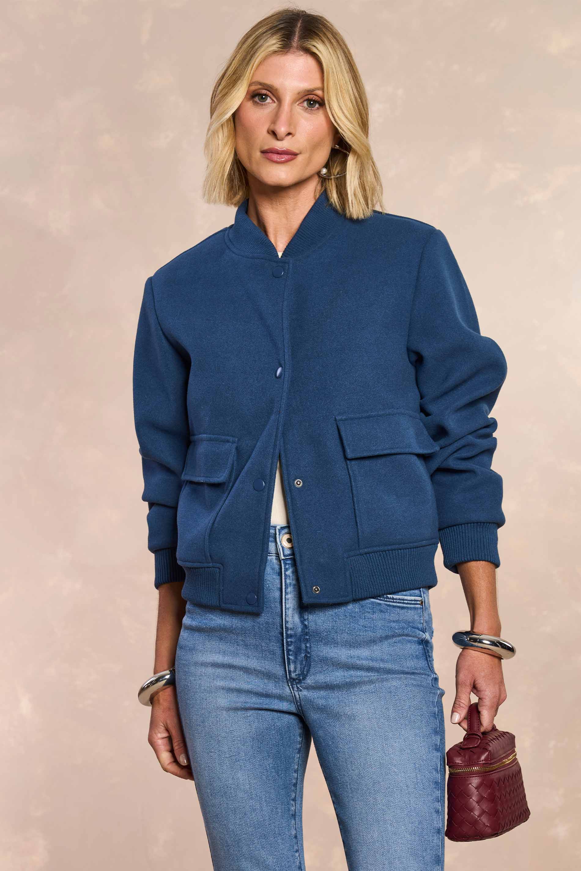 Jaqueta Bomber Jardim Decor