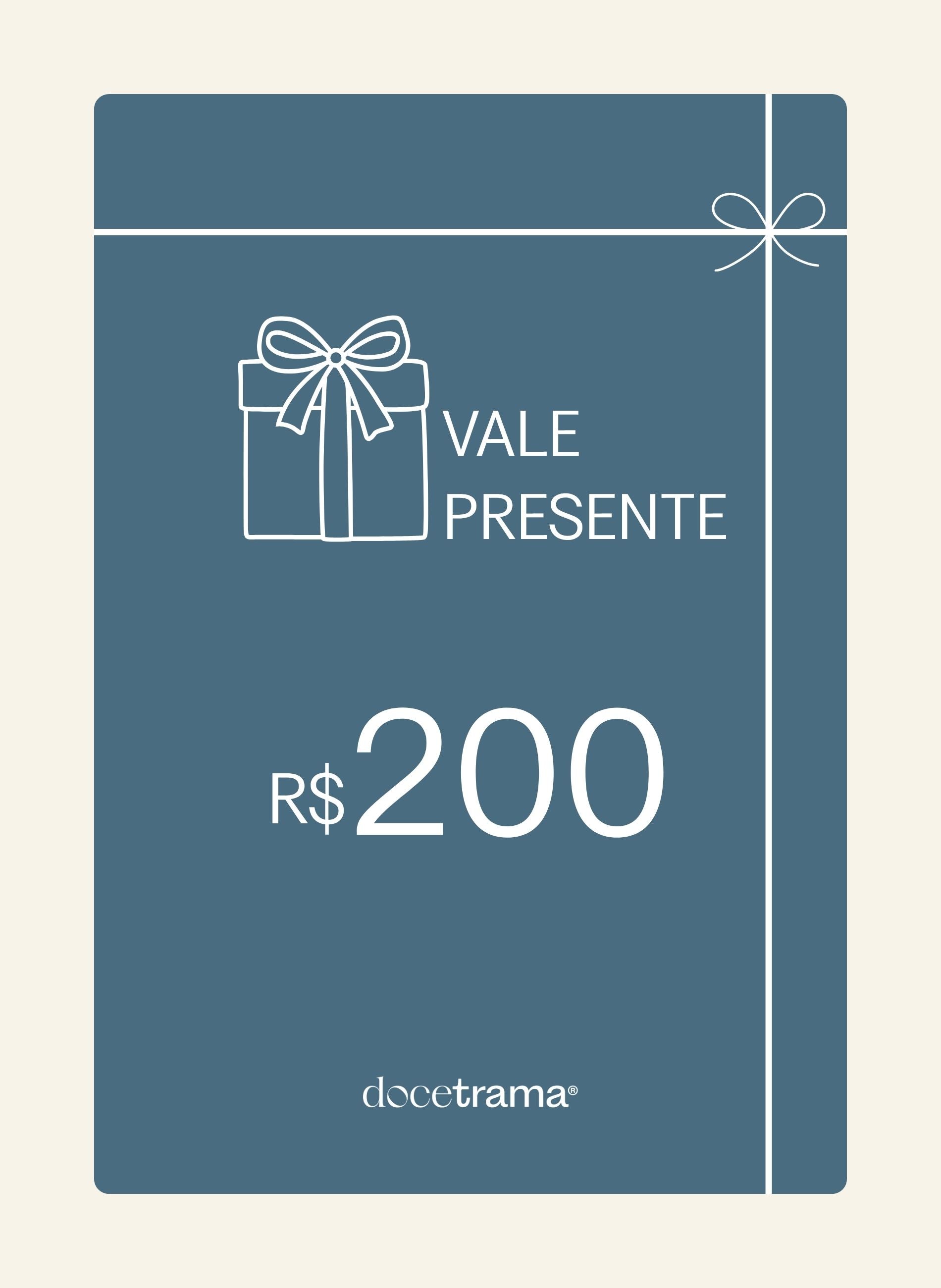 Cartão Presente 200